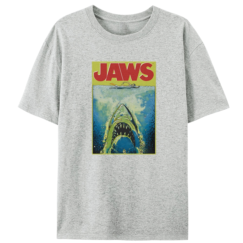 Jaws Movie Retro Designed for Women - Slim Fit Cotton Tee