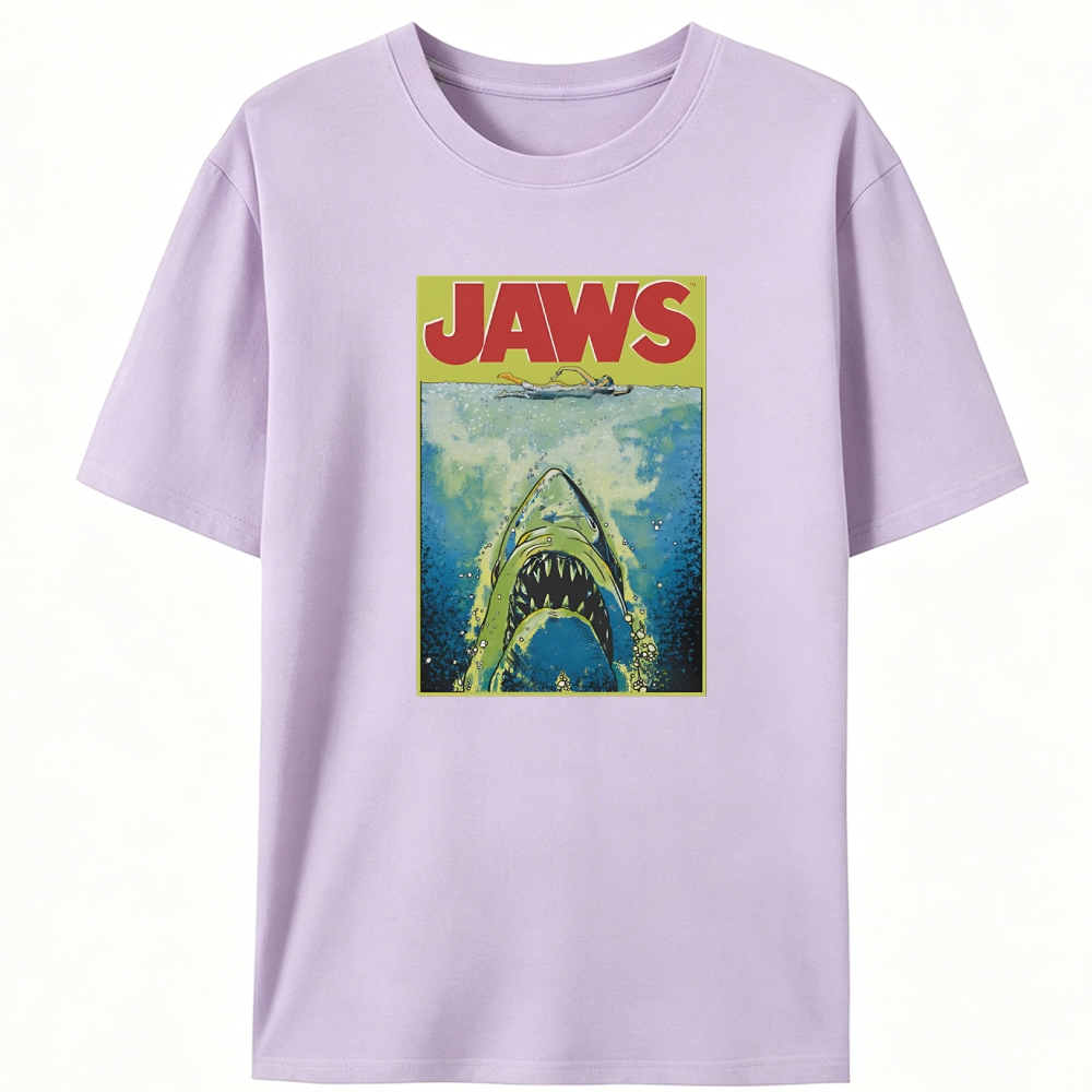 Jaws Movie Retro Designed for Women - Slim Fit Cotton Tee