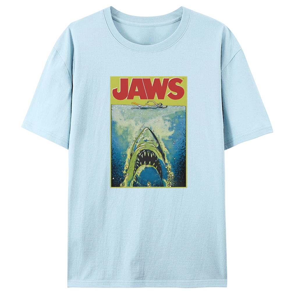 Jaws Movie Retro Designed for Women - Slim Fit Cotton Tee