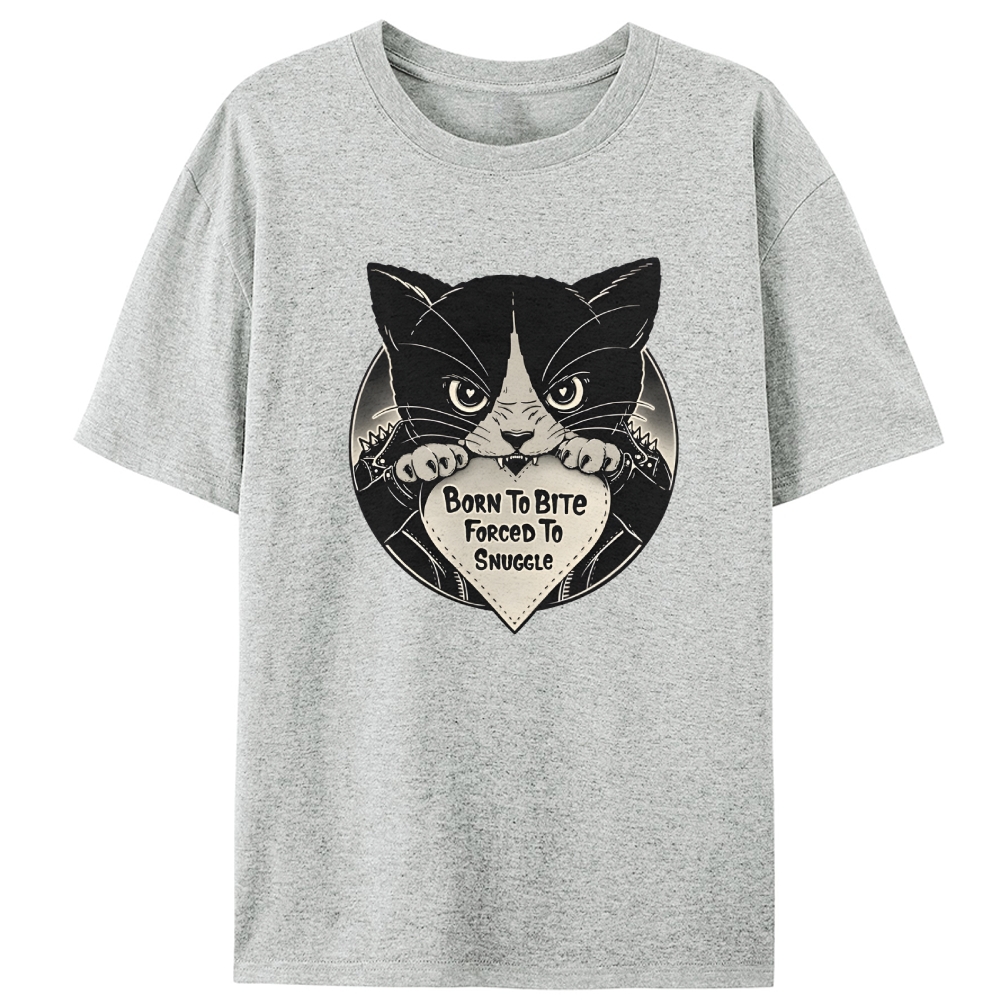 Bite Mode: Off Retro Designed for Women - Slim Fit Cotton Tee