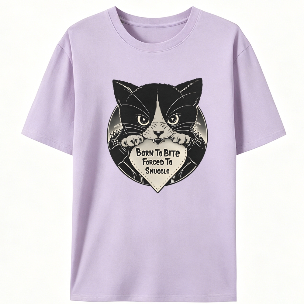 Bite Mode: Off Retro Designed for Women - Slim Fit Cotton Tee
