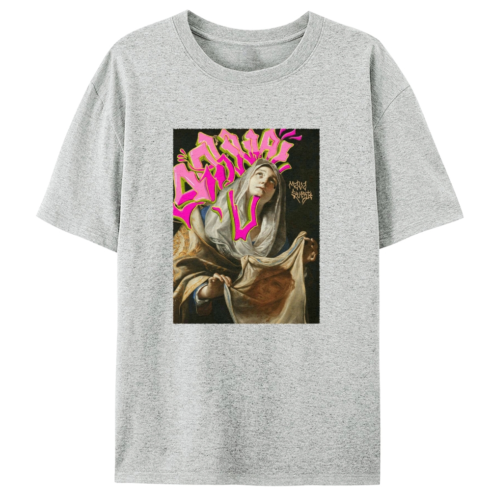 Animal Madonna Retro Designed for Women - Slim Fit Cotton Tee