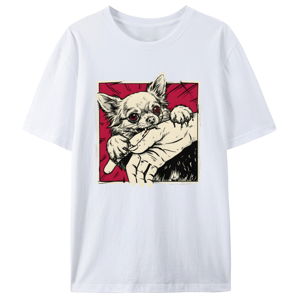 Tiny But Deadly Retro Designed for Women - Slim Fit Cotton Tee