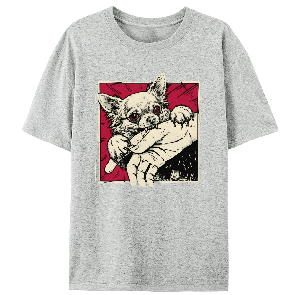 Tiny But Deadly Retro Designed for Women - Slim Fit Cotton Tee
