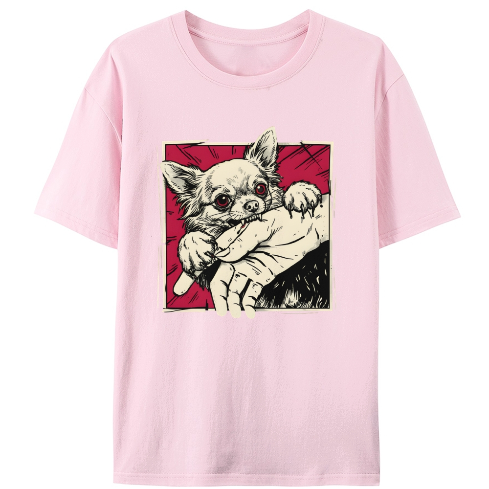 Tiny But Deadly Retro Designed for Women - Slim Fit Cotton Tee
