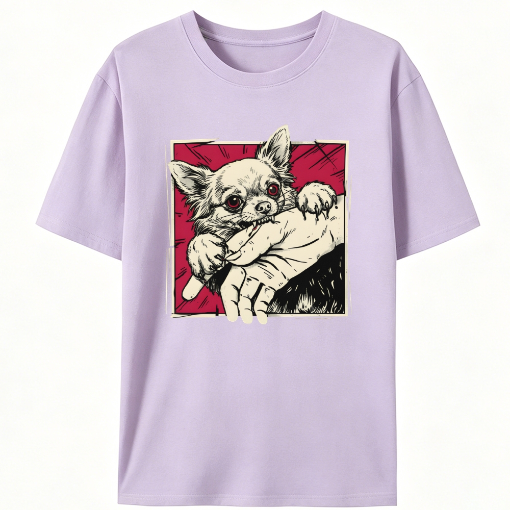 Tiny But Deadly Retro Designed for Women - Slim Fit Cotton Tee