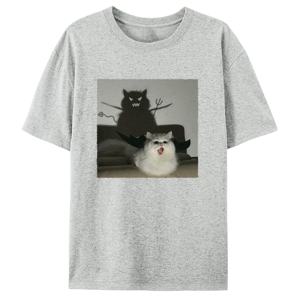 Cute But Demonic Retro Designed for Women - Slim Fit Cotton Tee