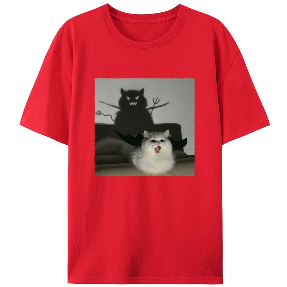 Cute But Demonic Retro Designed for Women - Slim Fit Cotton Tee