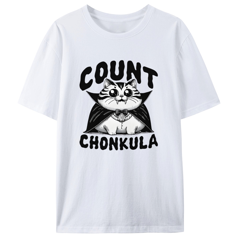 Count Chonkula Retro Designed for Women - Slim Fit Cotton Tee