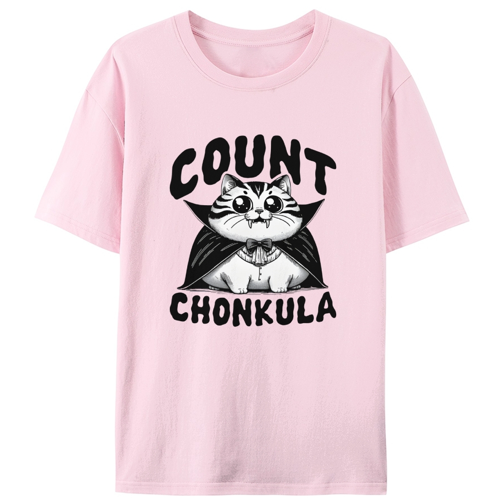 Count Chonkula Retro Designed for Women - Slim Fit Cotton Tee