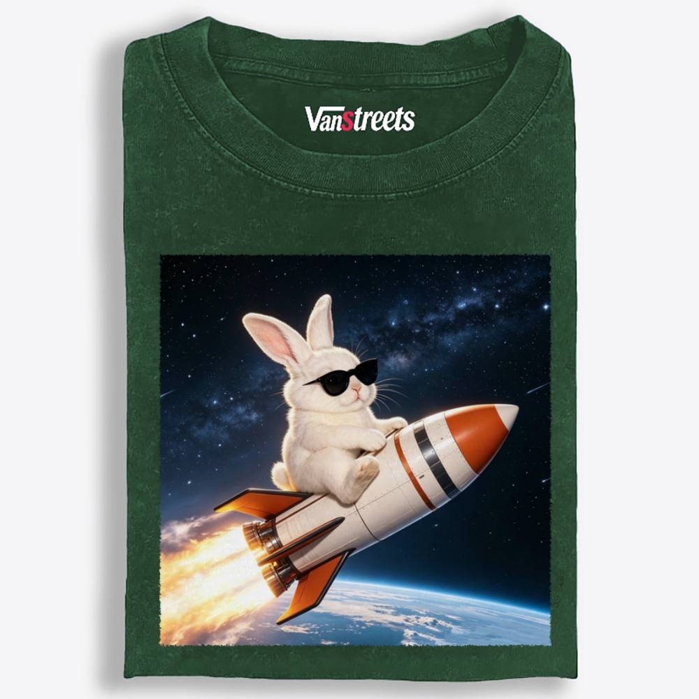 Sunglasses Rocket Bunny Retro Washed T-Shirt | 100% Cotton | Streetwear Essential