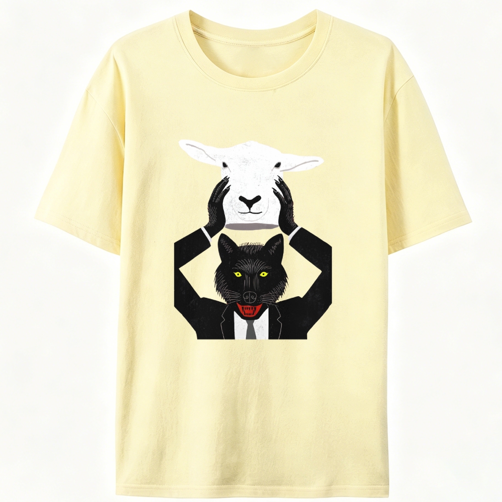 False Pretense Hunter Retro Designed for Women - Slim Fit Cotton Tee