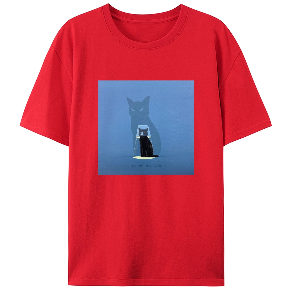 Slash Cute Cat Retro Designed for Women - Slim Fit Cotton Tee