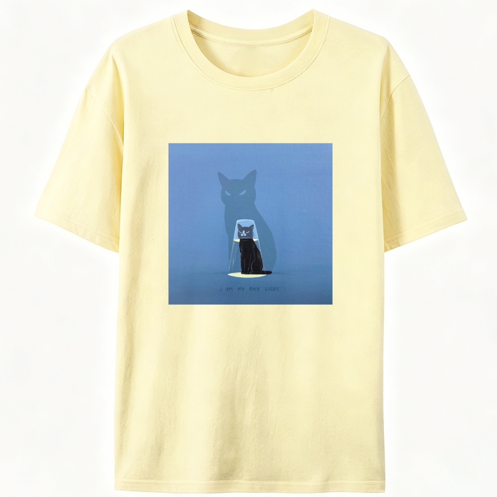 Slash Cute Cat Retro Designed for Women - Slim Fit Cotton Tee