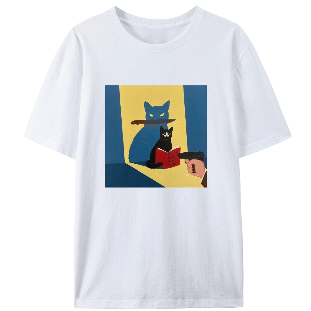 Rules Don't Apply To Me Retro Designed for Women - Slim Fit Cotton Tee