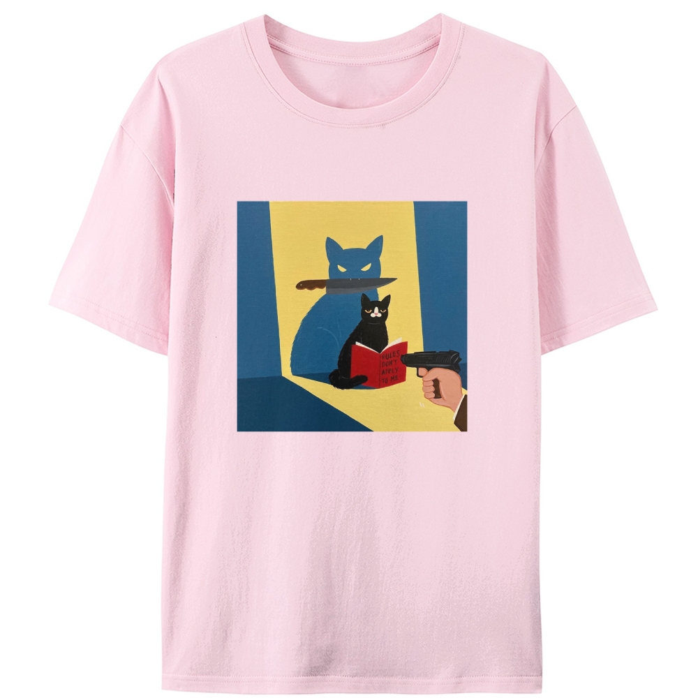Rules Don't Apply To Me Retro Designed for Women - Slim Fit Cotton Tee