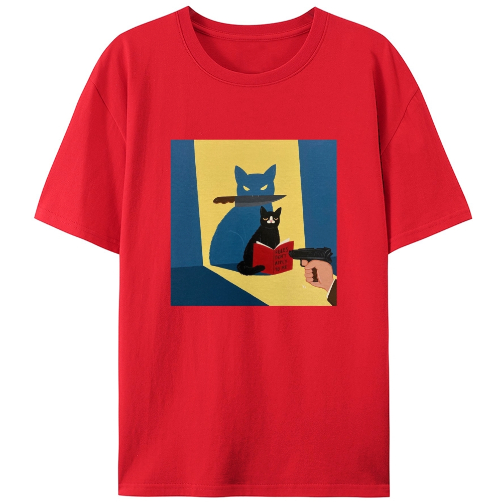 Rules Don't Apply To Me Retro Designed for Women - Slim Fit Cotton Tee