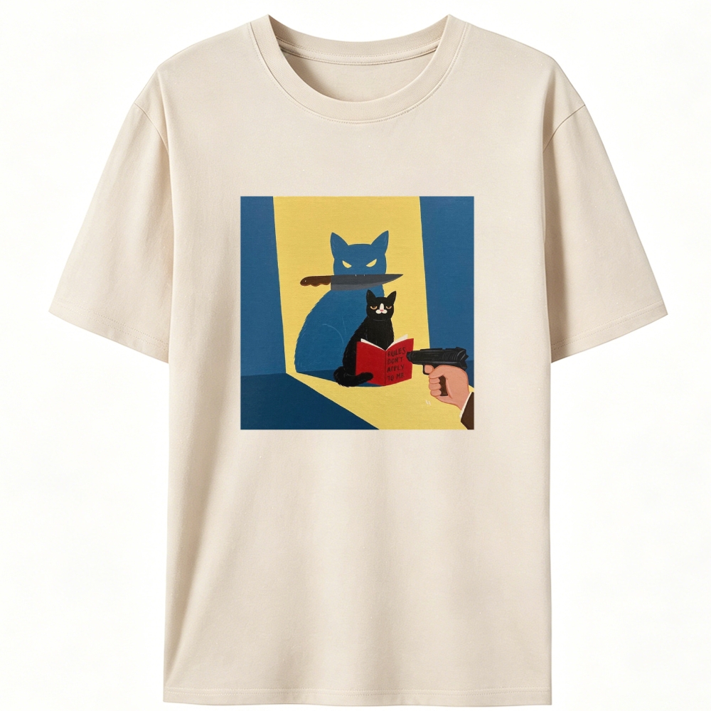 Rules Don't Apply To Me Retro Designed for Women - Slim Fit Cotton Tee