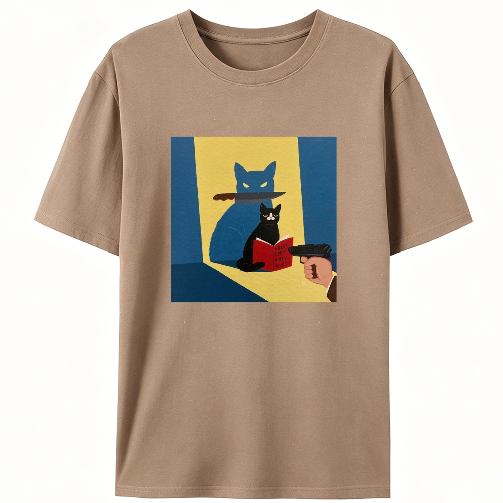 Rules Don't Apply To Me Retro Designed for Women - Slim Fit Cotton Tee