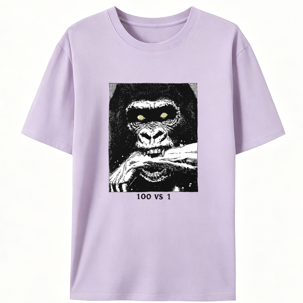 One vs All Retro Designed for Women - Slim Fit Cotton Tee