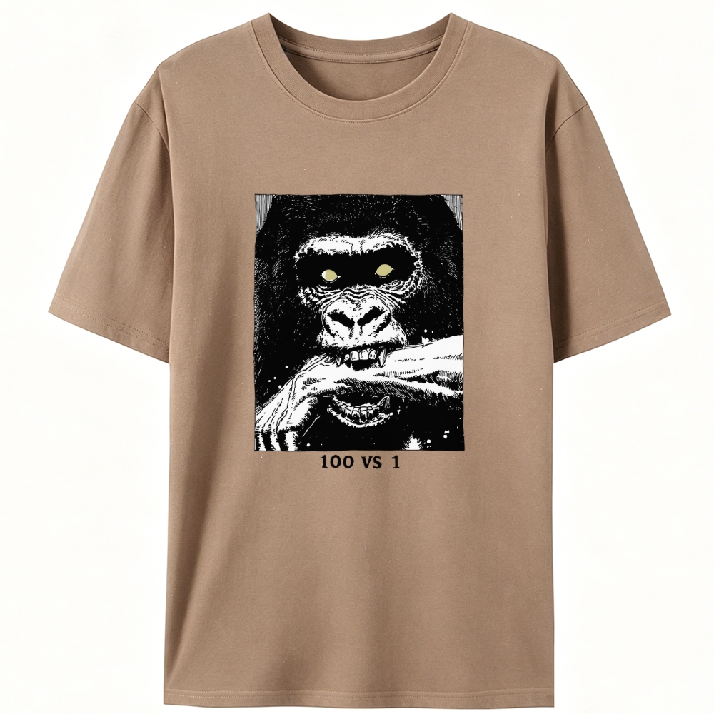 One vs All Retro Designed for Women - Slim Fit Cotton Tee