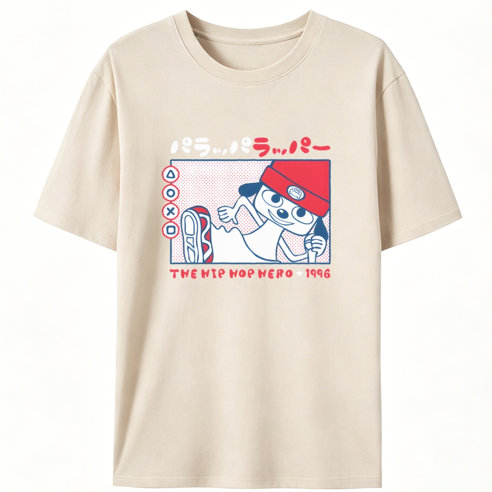 PaRappa The Rapper The Hip Hop Hero 1996 Retro Designed for Women - Slim Fit Cotton Tee
