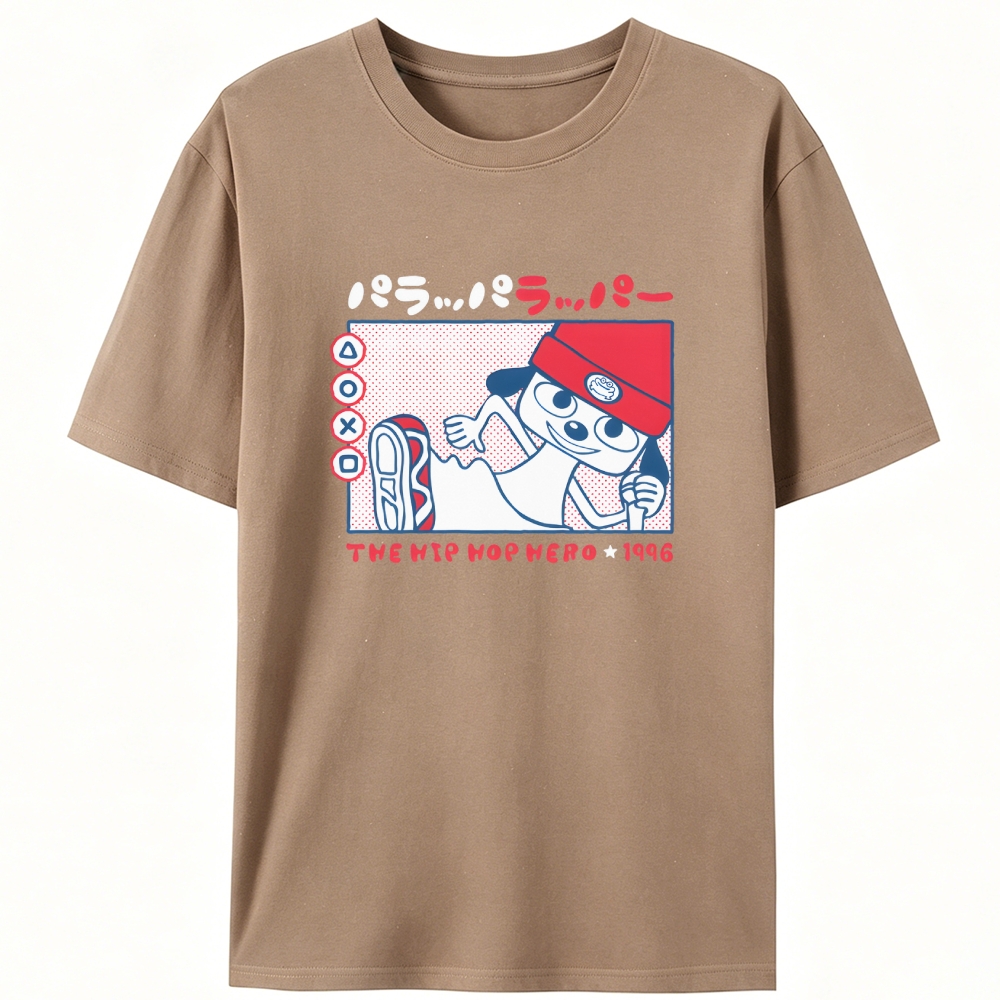 PaRappa The Rapper The Hip Hop Hero 1996 Retro Designed for Women - Slim Fit Cotton Tee