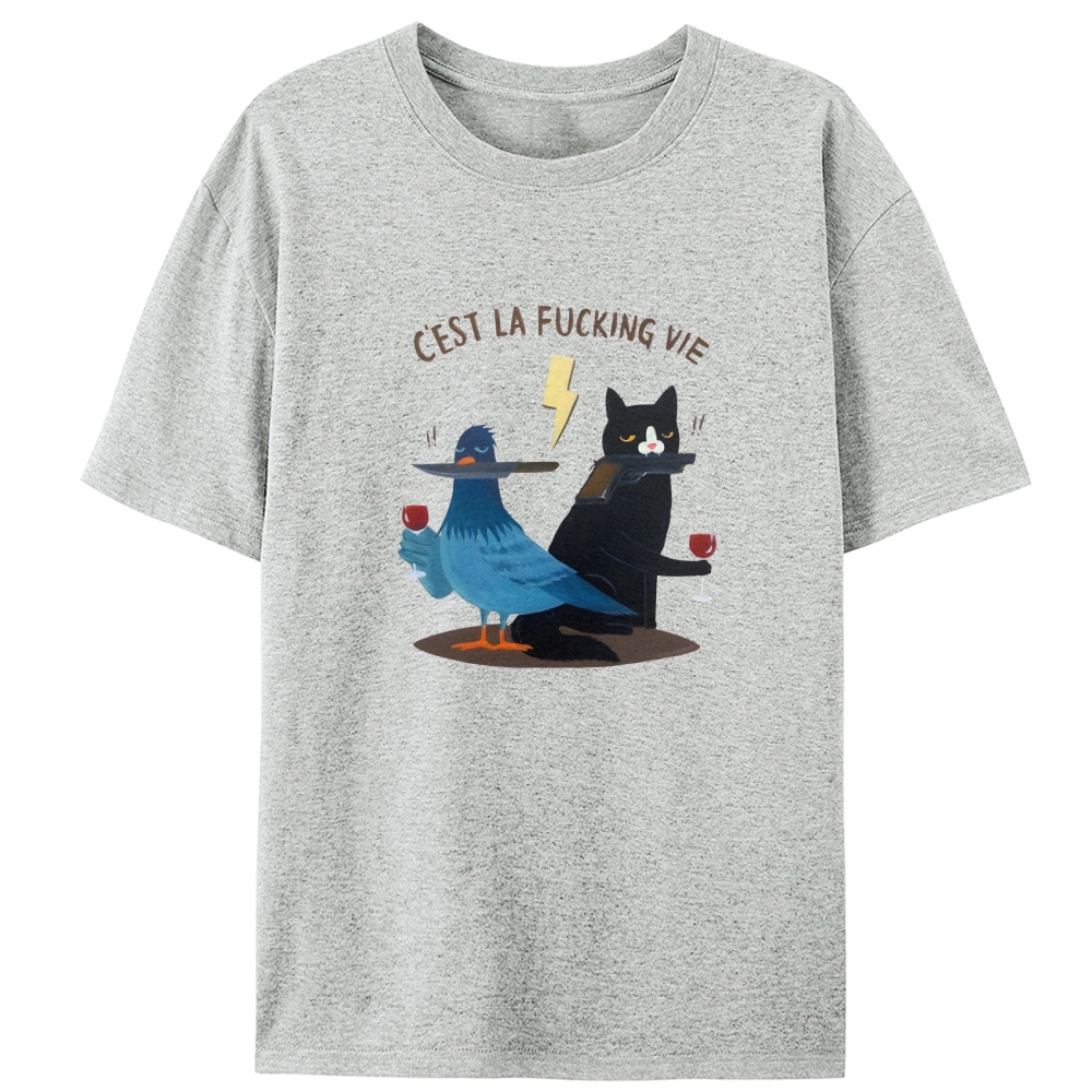 Elegant Fuck It Retro Designed for Women - Slim Fit Cotton Tee