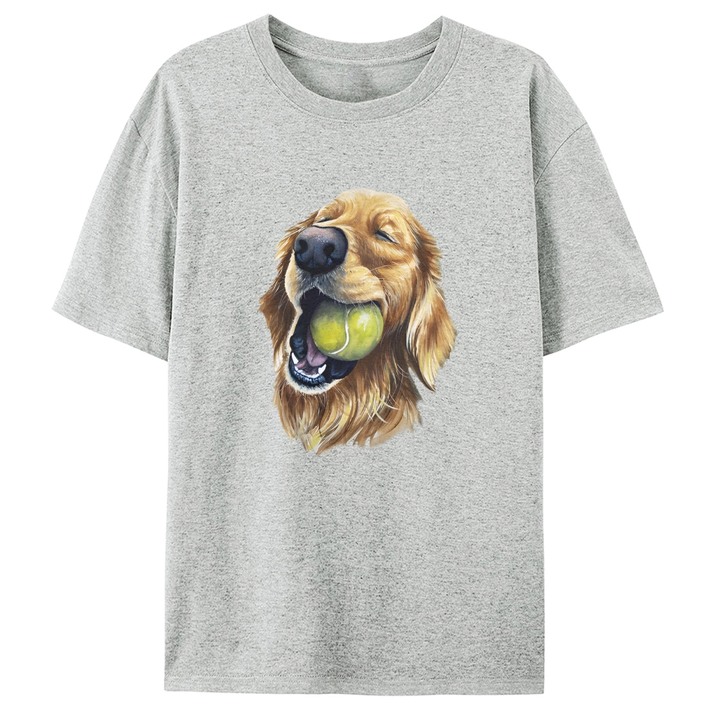 Happy Ball Golden Retro Designed for Women - Slim Fit Cotton Tee