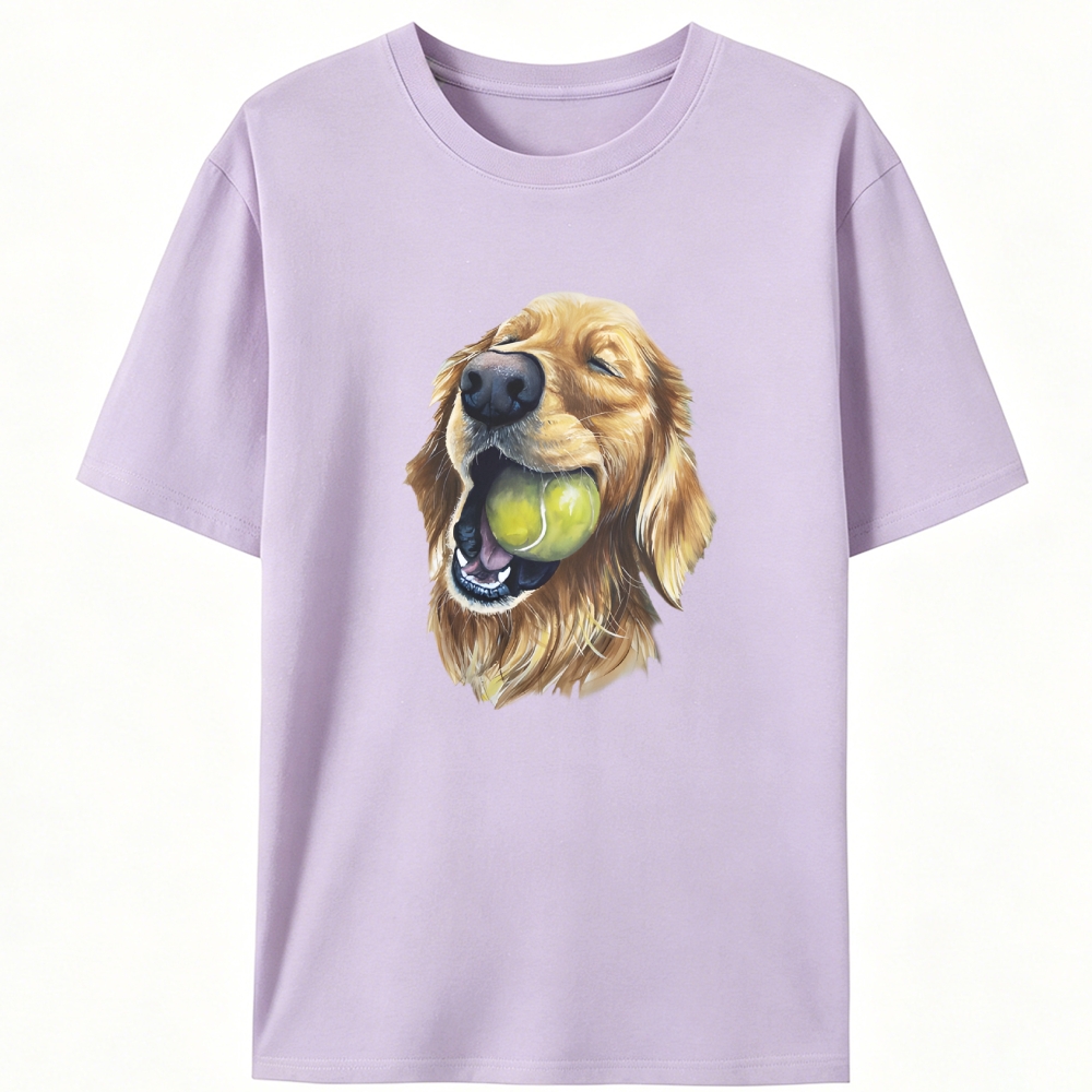 Happy Ball Golden Retro Designed for Women - Slim Fit Cotton Tee
