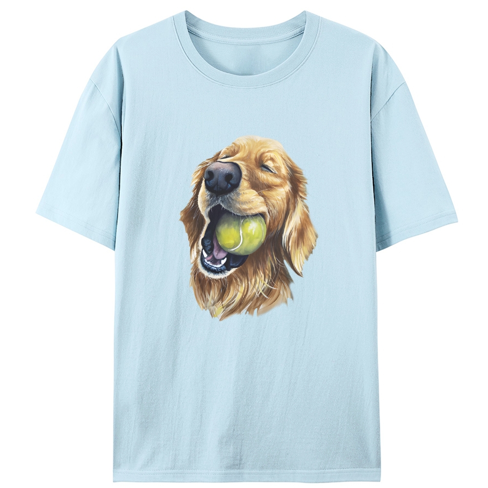 Happy Ball Golden Retro Designed for Women - Slim Fit Cotton Tee
