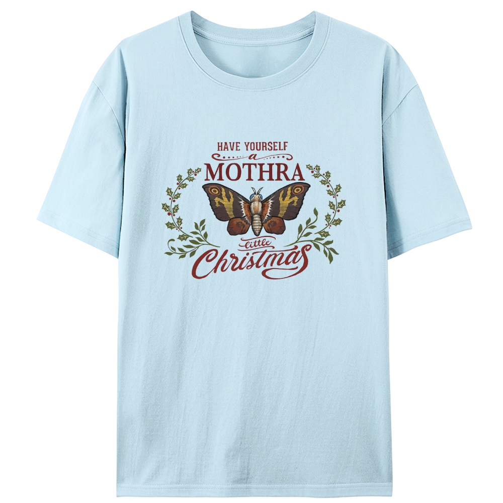 Mothra Little Christmas Retro Designed for Women - Slim Fit Cotton Tee