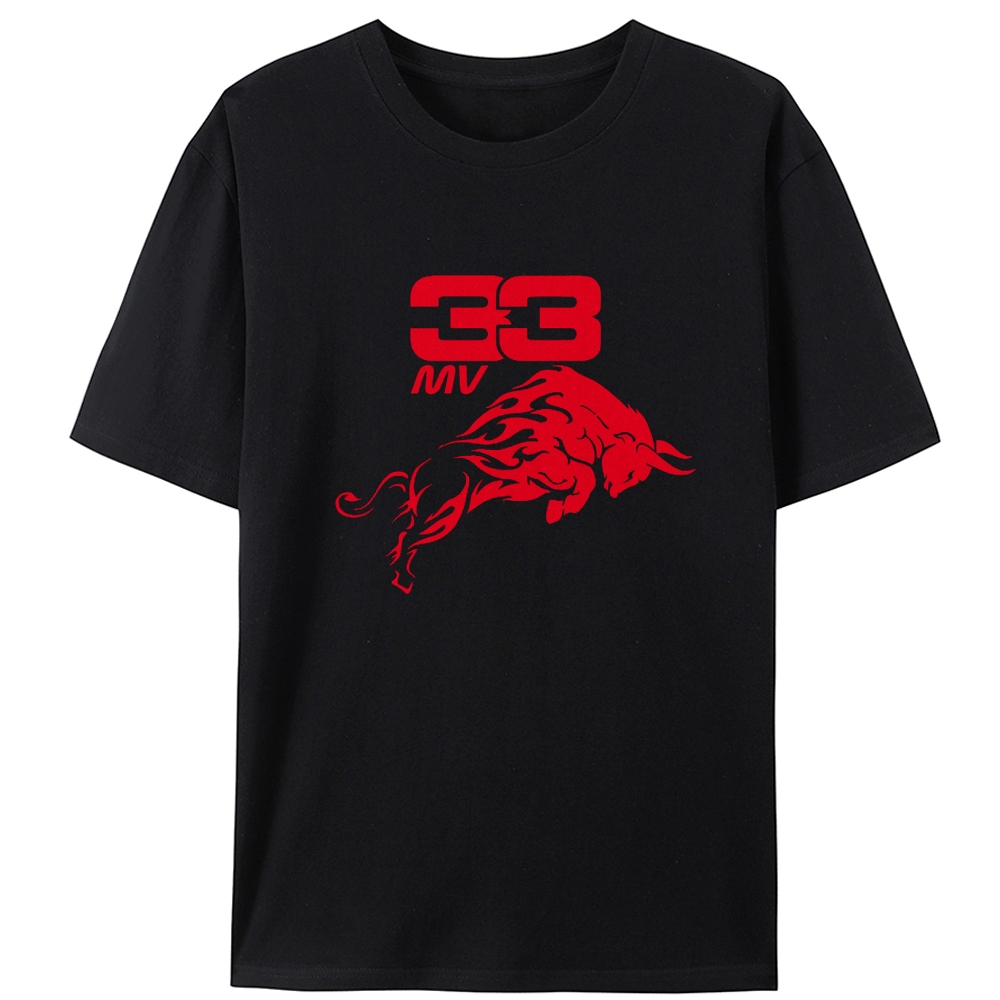 Red Bull Racing F1 #33 Max Verstappen Retro Designed for Women - Slim Fit Cotton Tee