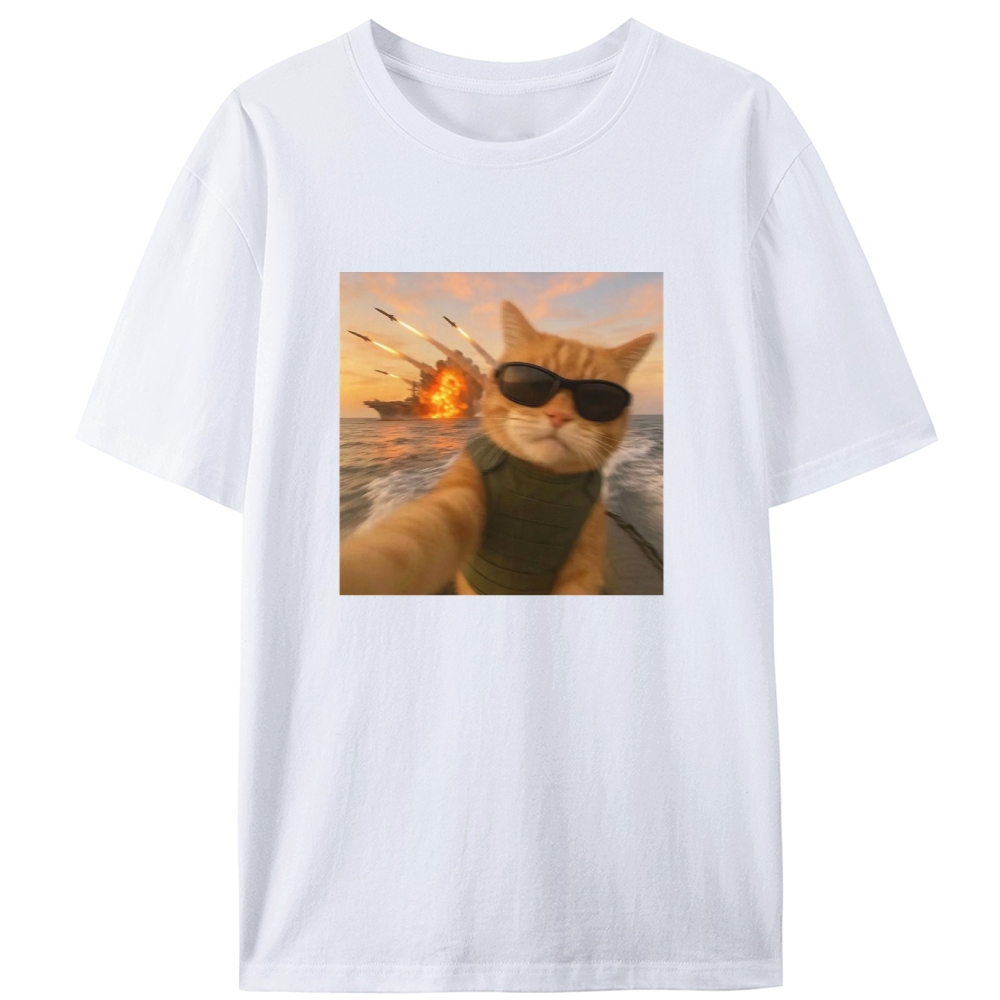Warzone Selfie Retro Designed for Women - Slim Fit Cotton Tee