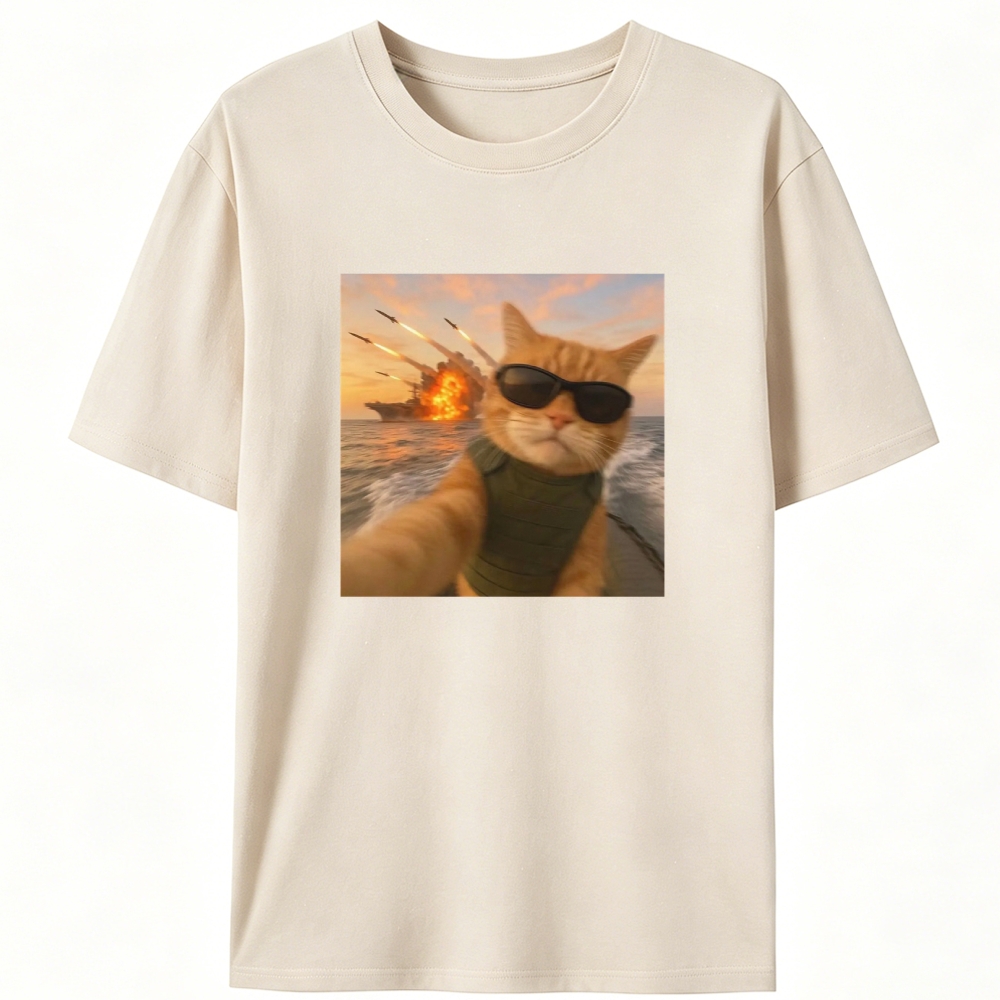 Warzone Selfie Retro Designed for Women - Slim Fit Cotton Tee