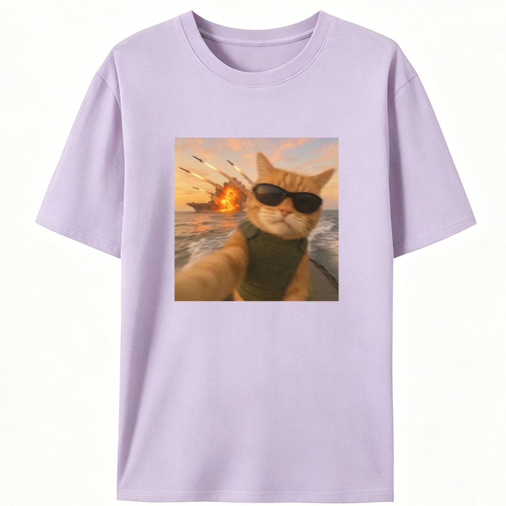 Warzone Selfie Retro Designed for Women - Slim Fit Cotton Tee