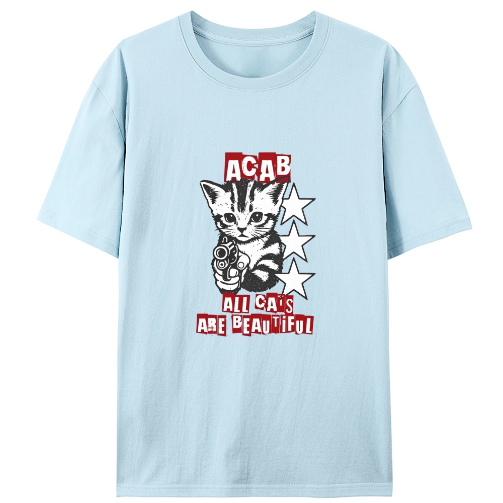 Satirical Art Retro Designed for Women - Slim Fit Cotton Tee
