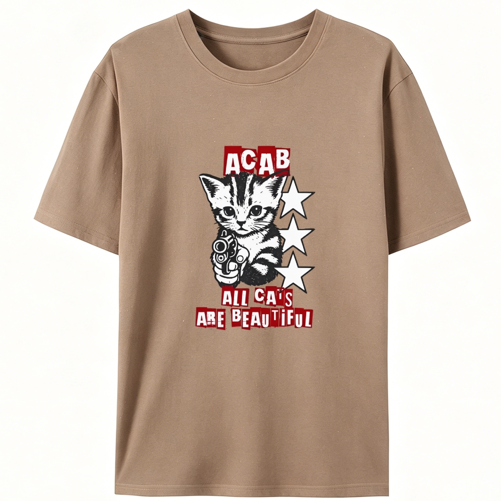 Satirical Art Retro Designed for Women - Slim Fit Cotton Tee
