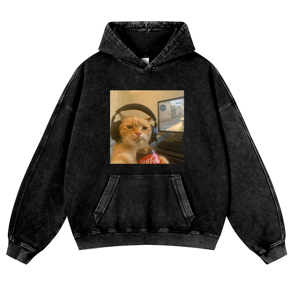 Luca Brasi Fish Market Retro Washed Hoodie
