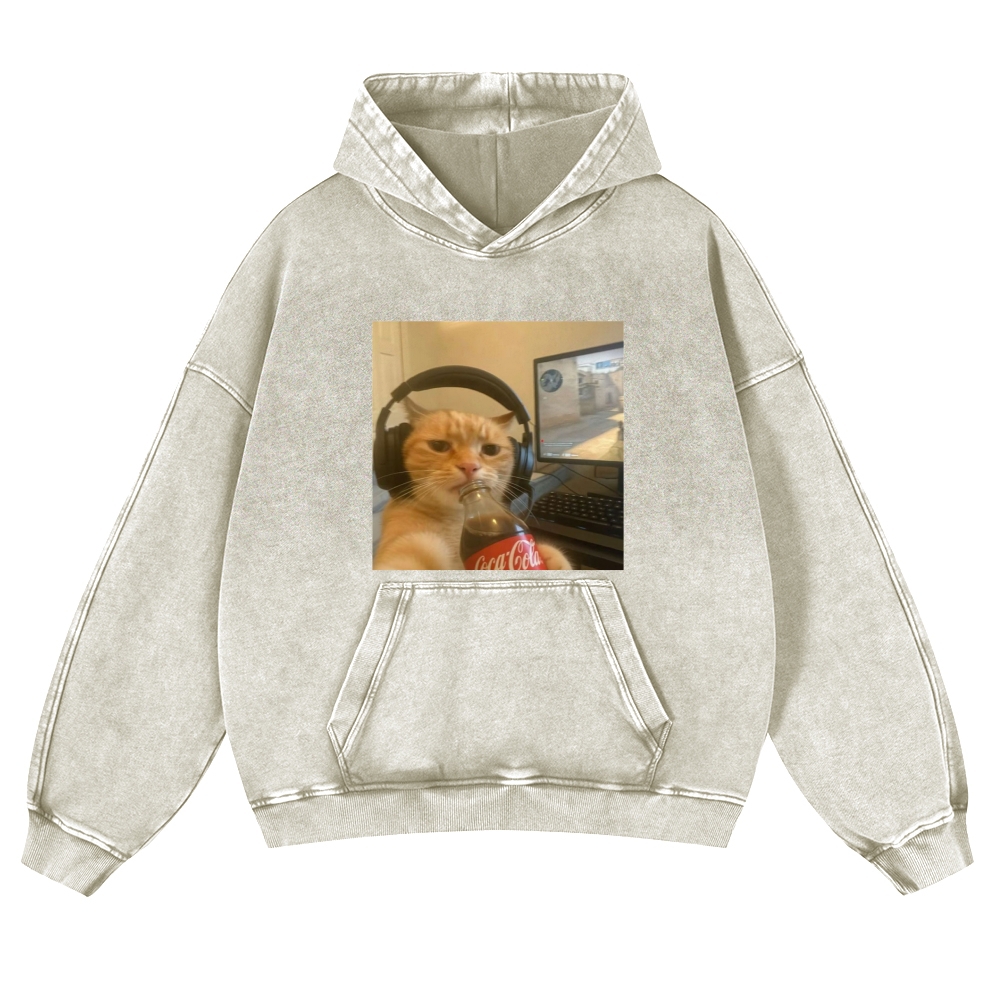 Luca Brasi Fish Market Retro Washed Hoodie