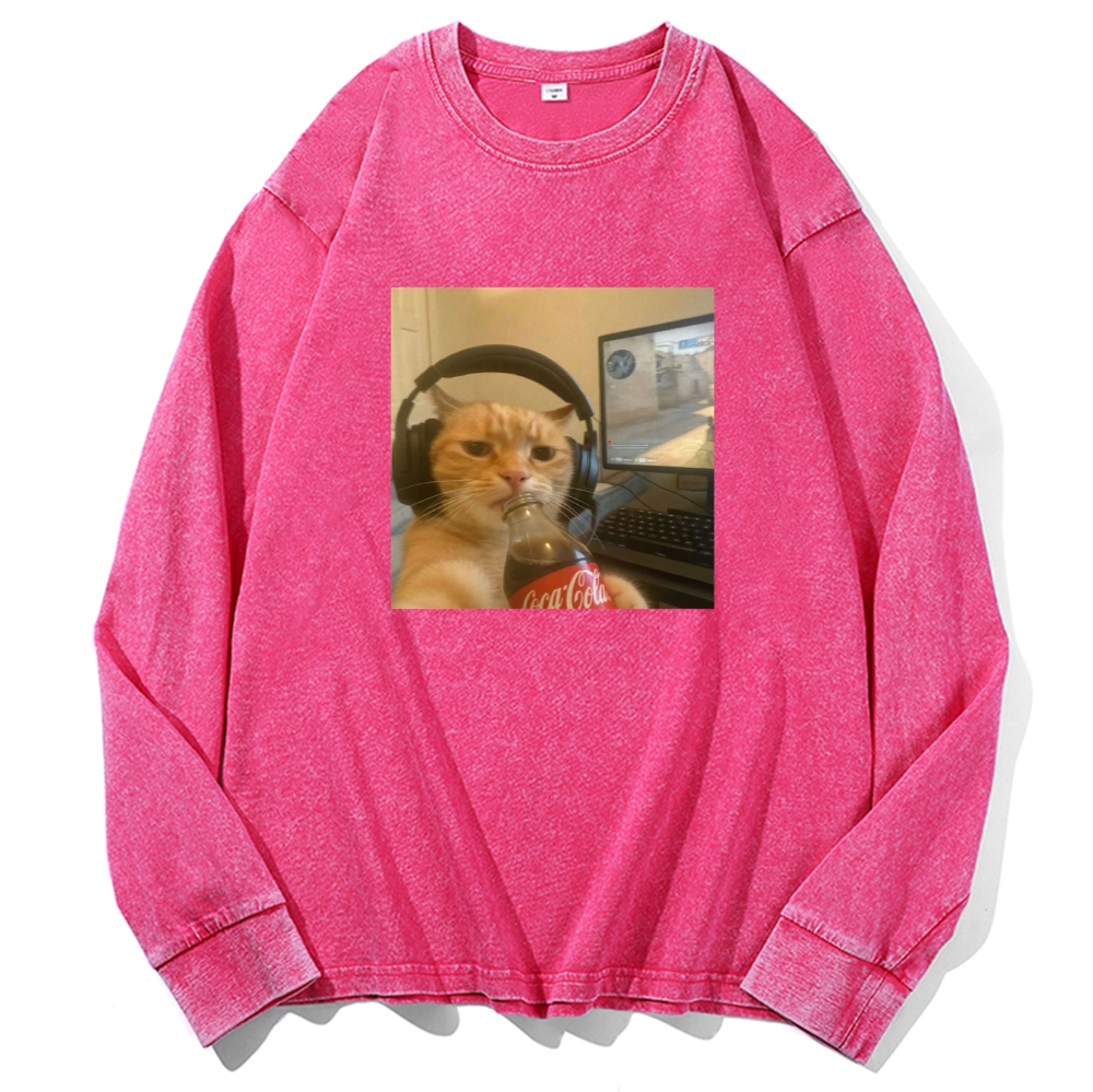 Luca Brasi Fish Market Retro Washed Long Sleeve T-Shirt