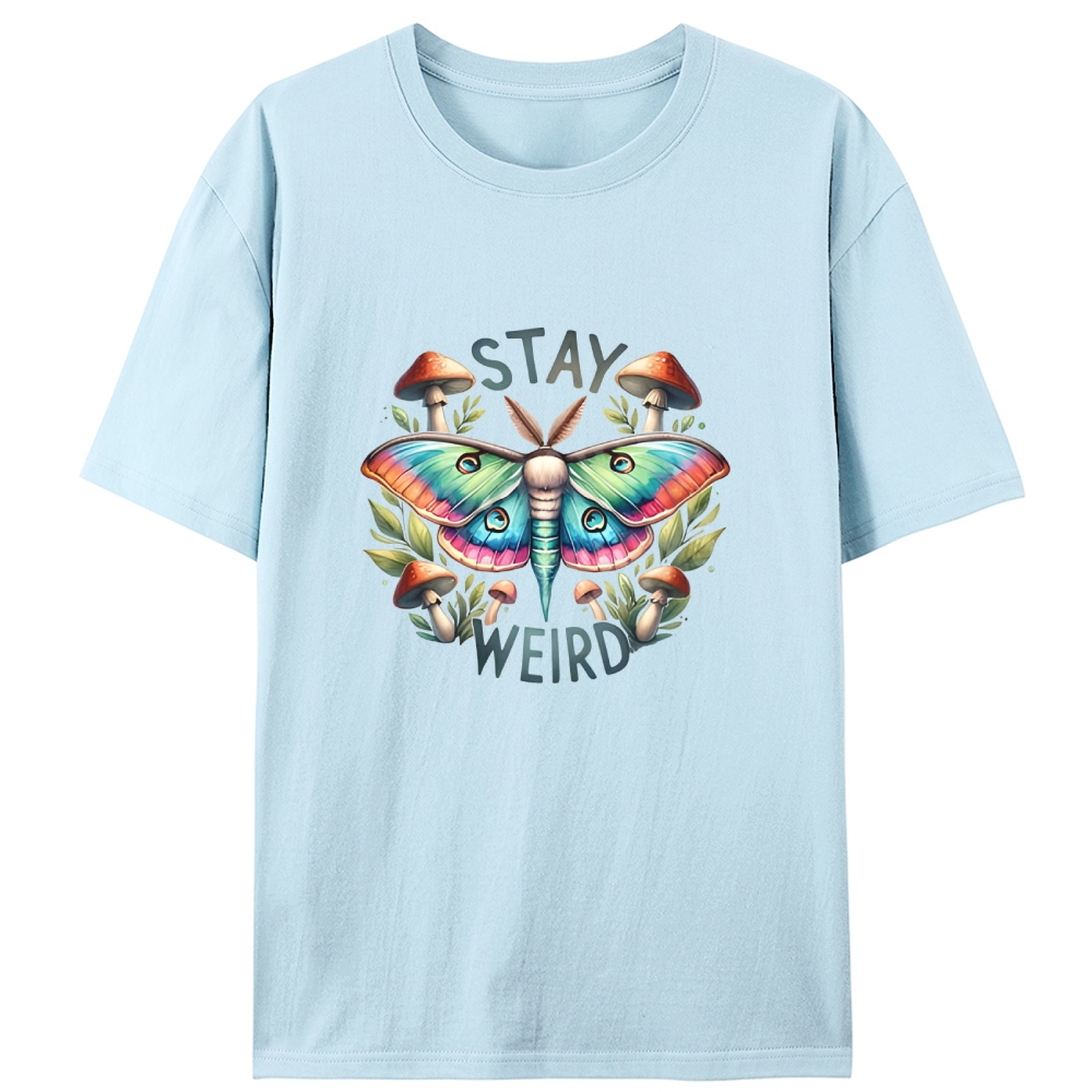 Stay Weird Retro Designed for Women - Slim Fit Cotton Tee