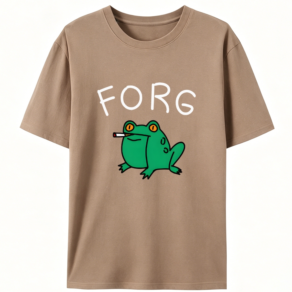 Smoking Frog Retro Designed for Women - Slim Fit Cotton Tee