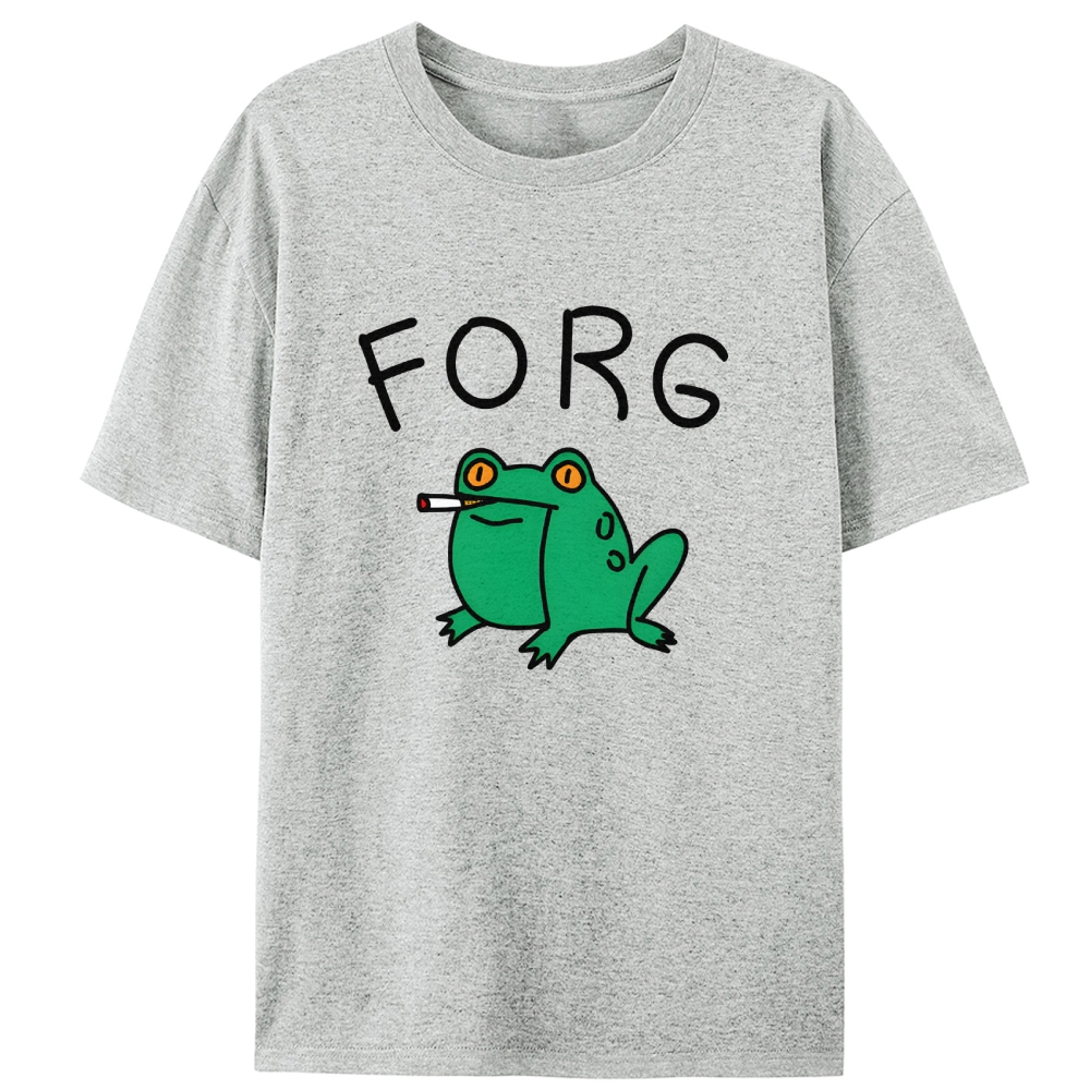 Smoking Frog Retro Designed for Women - Slim Fit Cotton Tee