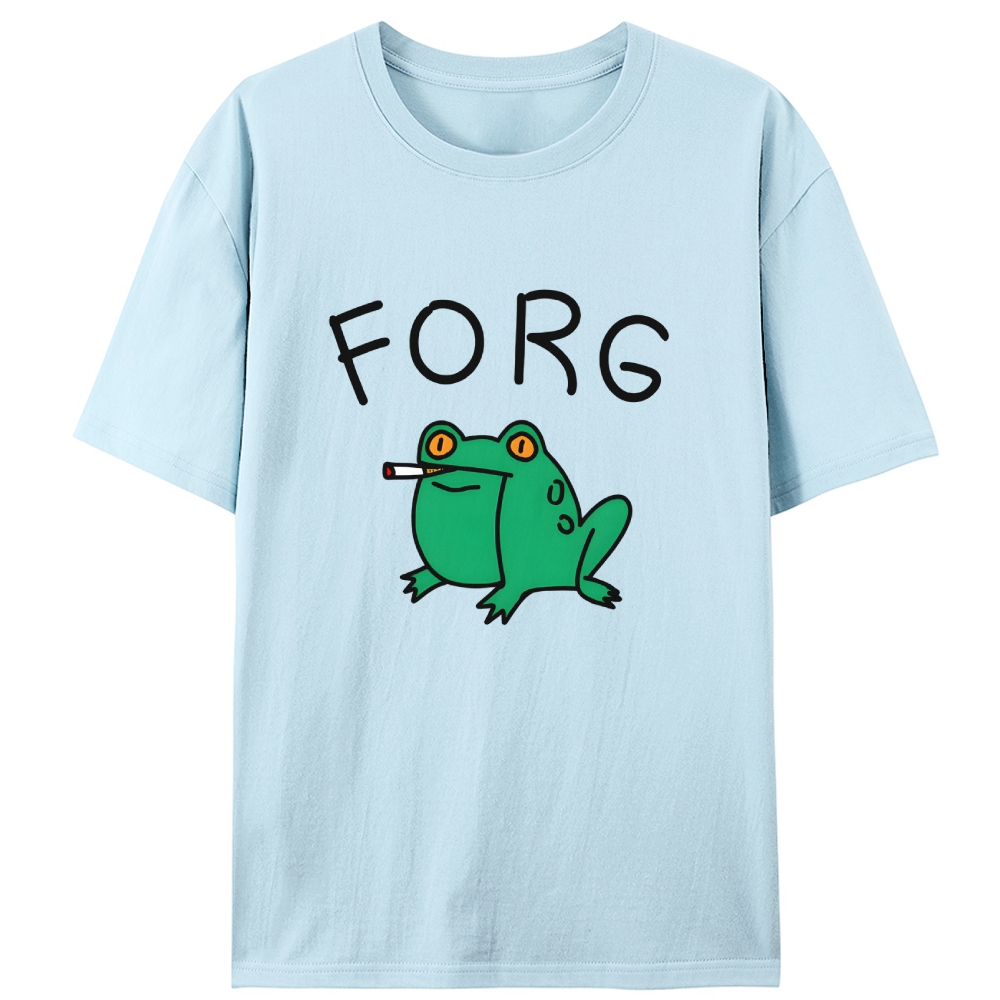 Smoking Frog Retro Designed for Women - Slim Fit Cotton Tee