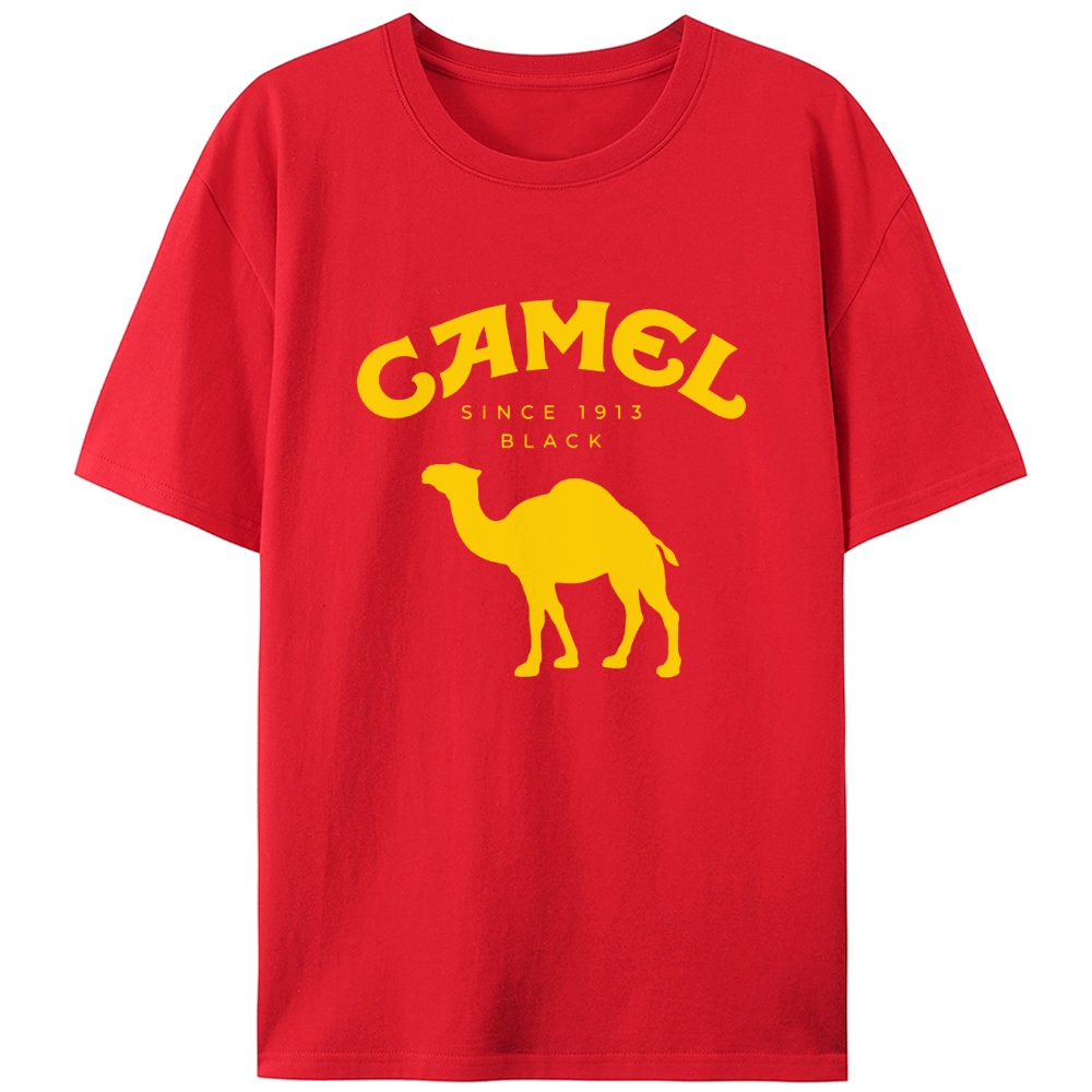 Camel Cigarettes Retro Designed for Women - Slim Fit Cotton Tee