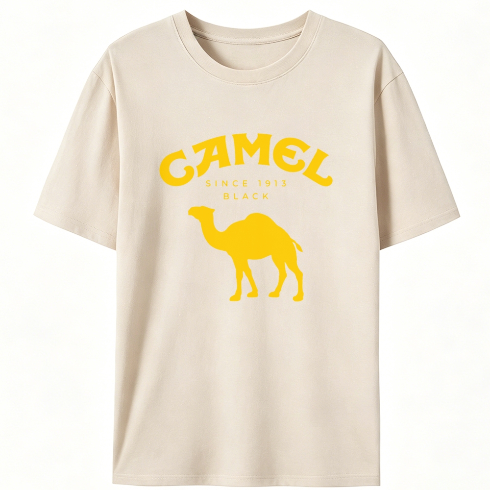 Camel Cigarettes Retro Designed for Women - Slim Fit Cotton Tee