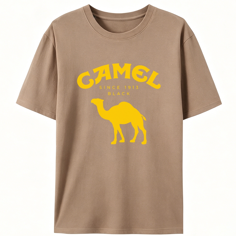 Camel Cigarettes Retro Designed for Women - Slim Fit Cotton Tee