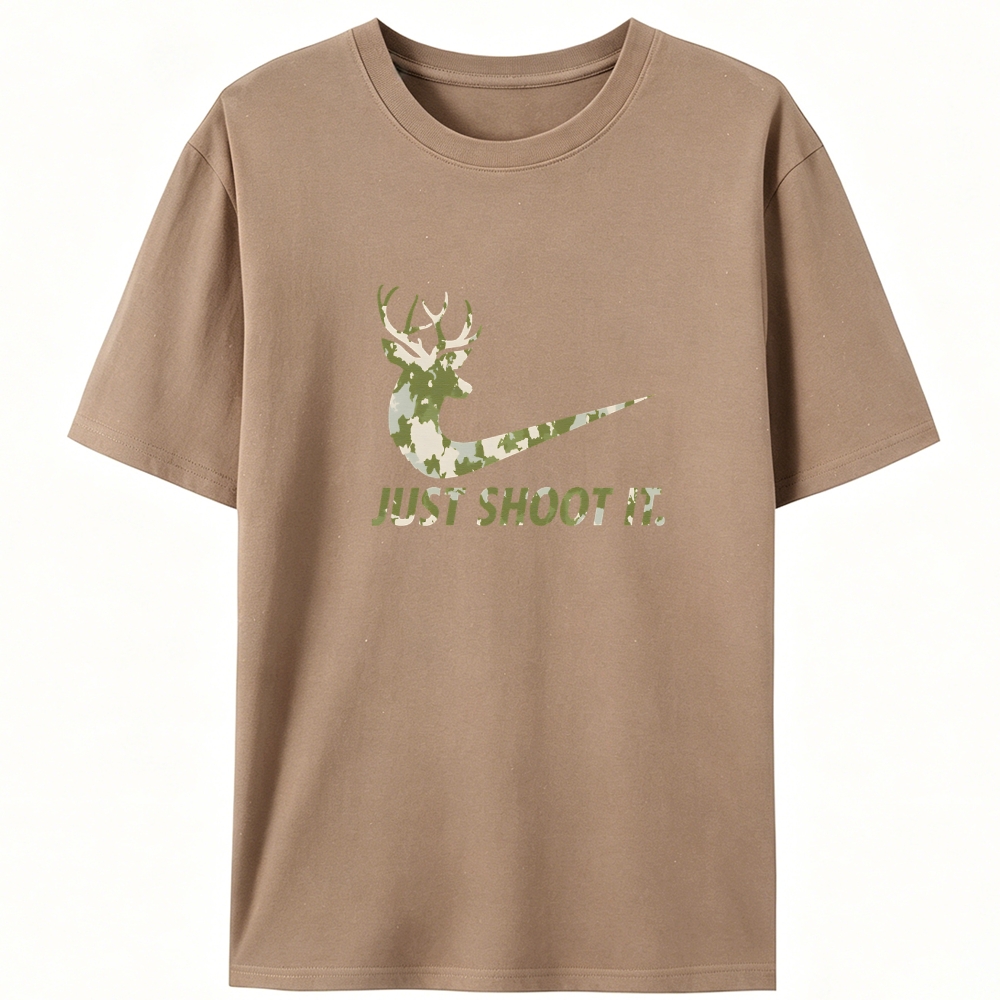 Just Shoot It Retro Designed for Women - Slim Fit Cotton Tee