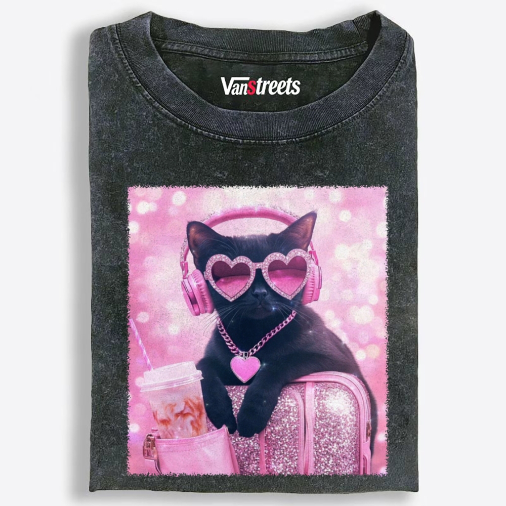 Pink Dopamine Life Retro Washed T-Shirt | 100% Cotton | Streetwear Essential